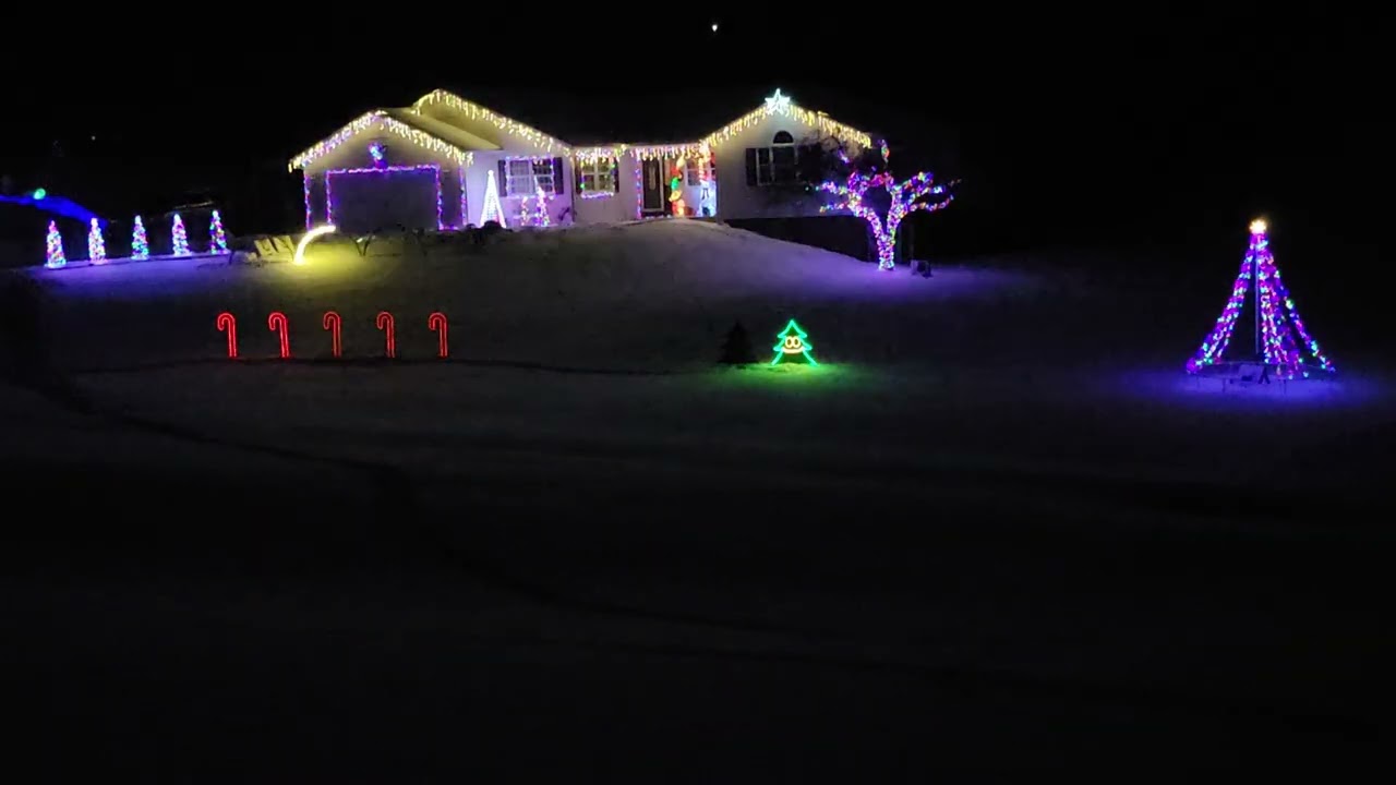2025 Christmas Light Show Wizards of Winter