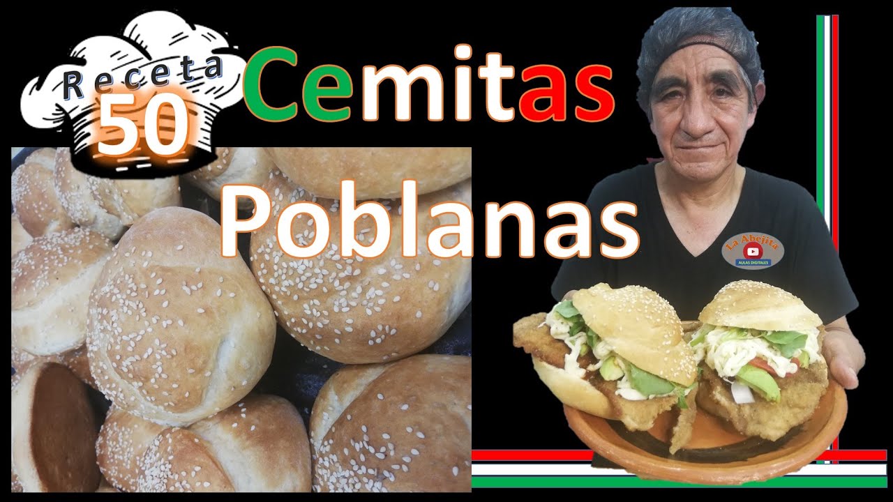 Como hacer Cemitas Poblanas nuestra receta completa. La Abejita Repostería.