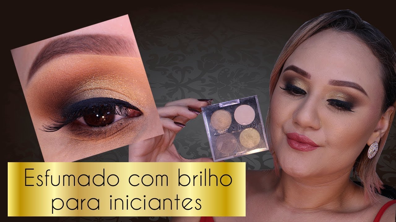 Esfumado com Brilho para Iniciantes (usando produtos Koloss)