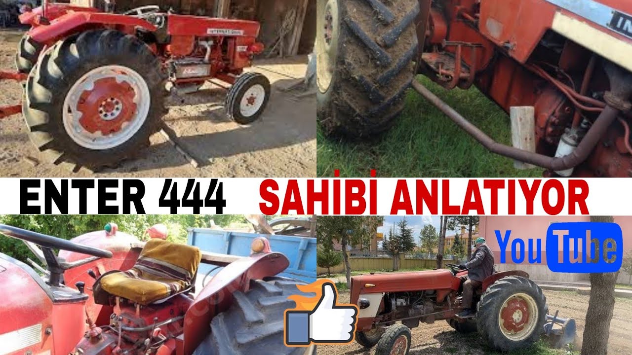 ENTER 444 İNTERNATİONAL TOE TRAKTÖRE BAKIYORUZ SAHİBİ ANLATIYOR 4 SİLİNDİR 60 HP