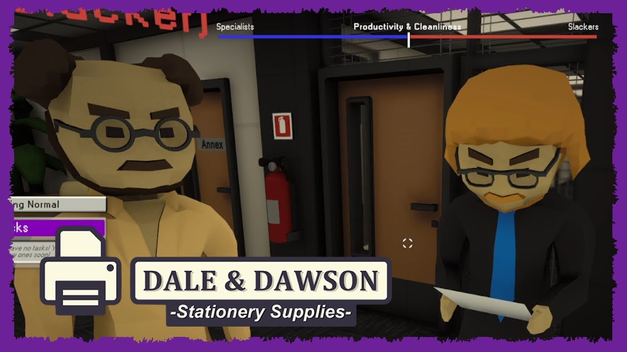 Charborg Streams - Dale & Dawson Stationery Supplies: Working long hours in the office.
