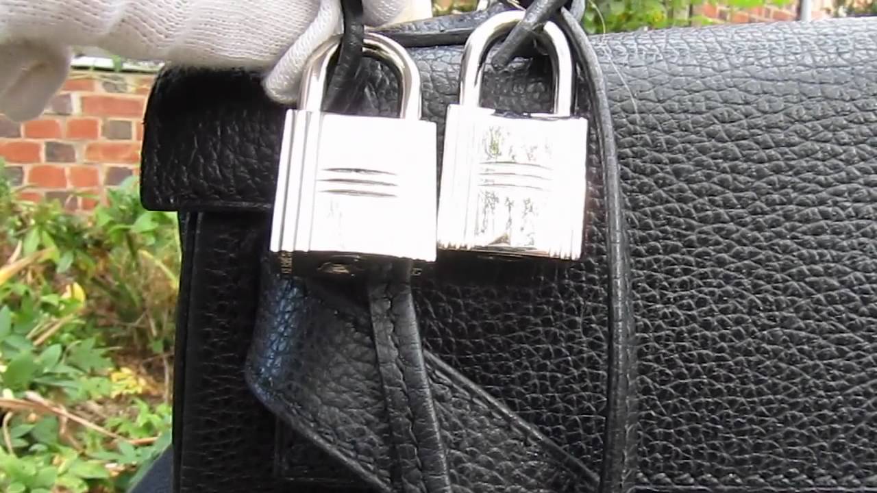 Hermes Tinette clochette and PH silver padlock +keys