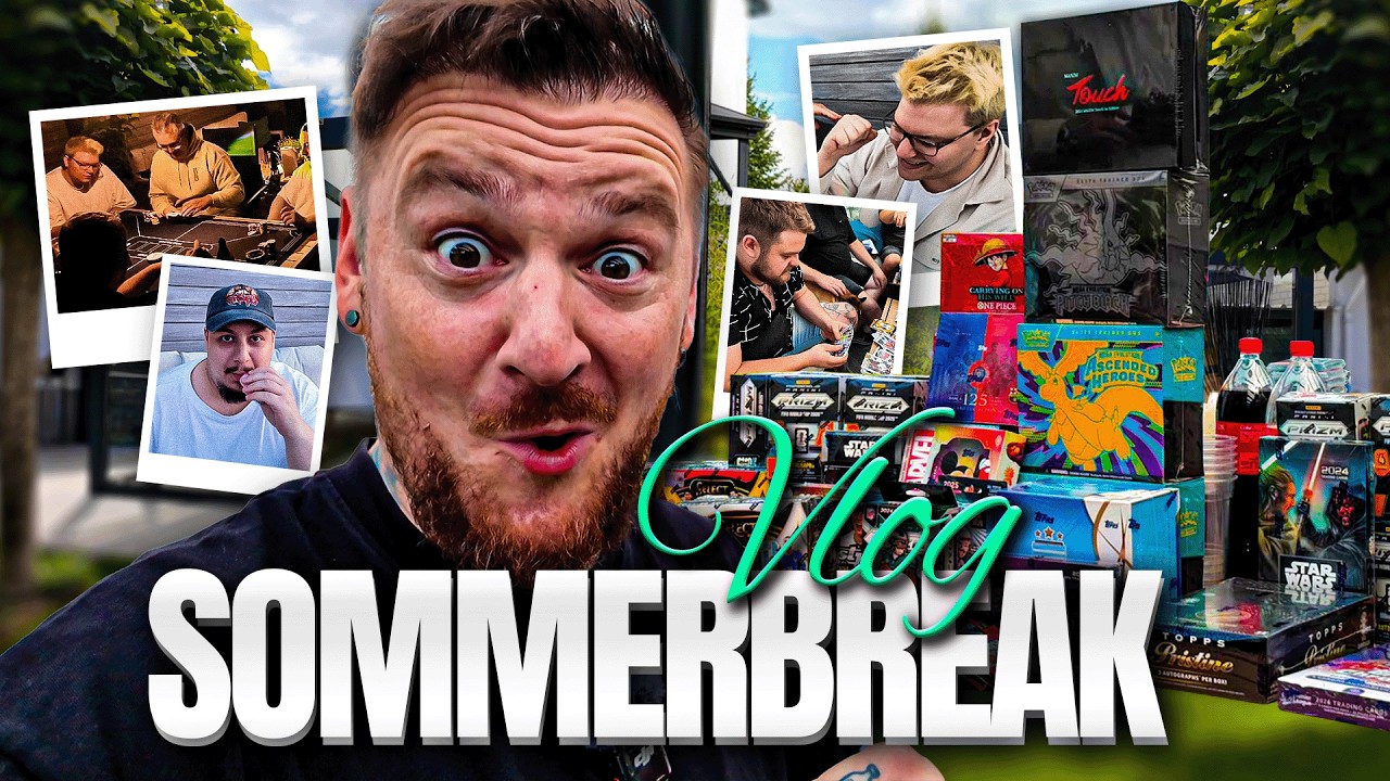 1/1 + Manga HIT 😱 SOMMERBREAK VLOG ☀️⛳️ TCG & SPORTKARTEN Break Eskalation 😂