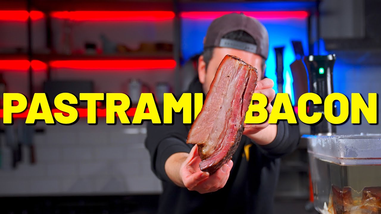 Pastrami BACON com molho de mostarda e mel‼️ No Sous Vide e Defumado👊🔥🤘