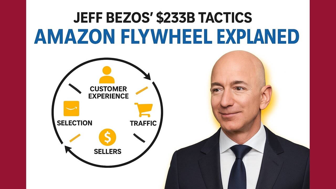 Jeff Bezos&rsquo; Amazon Flywheel: The Wealth Tactics Behind a $233B Fortune