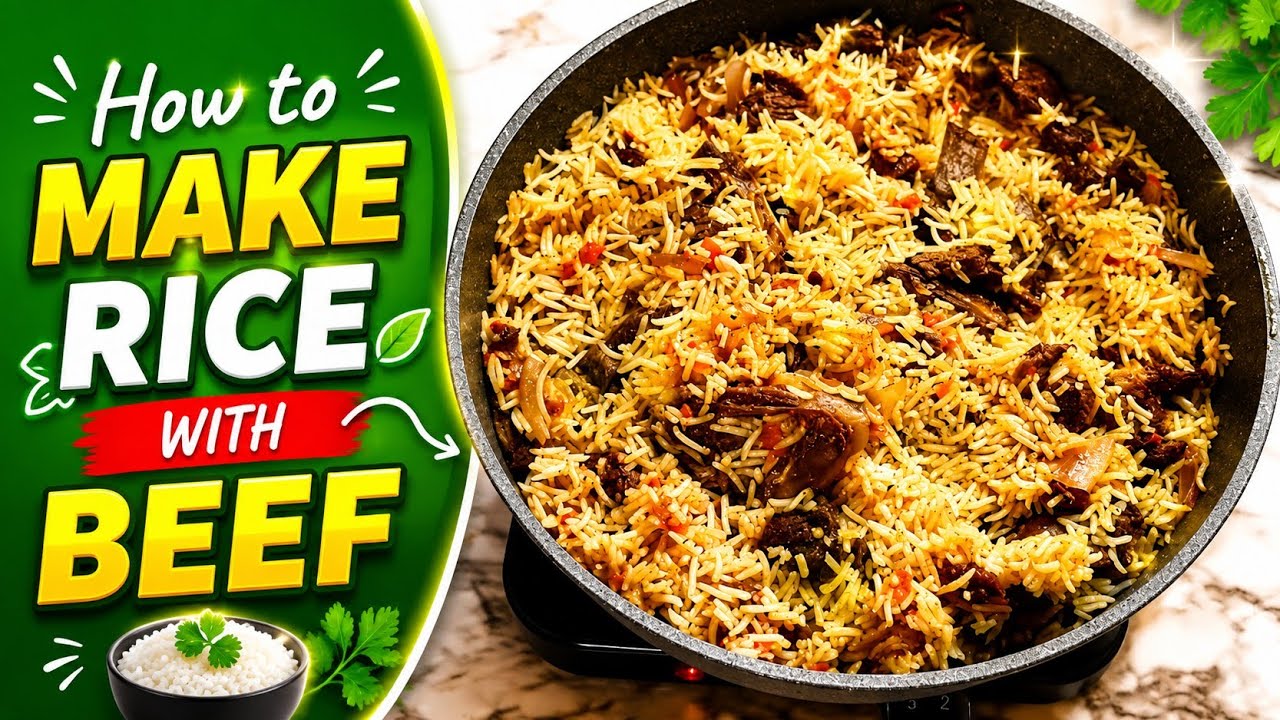How to Make Rice With Beef/ተበልቶ የማይጠገብ የሩዝ በስጋ አሰራር