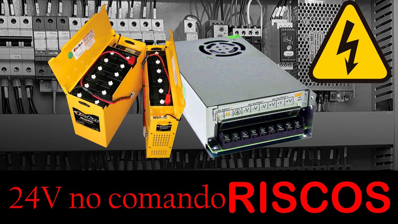 COMANDOS EL&Eacute;TRICOS COM 24VOLTS! ENTENDA OS RISCOS!