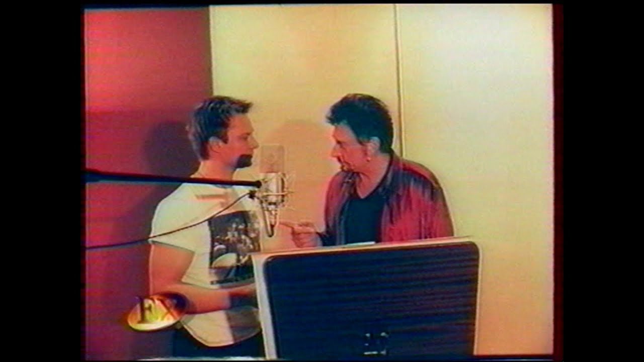 Reportage JOHNNY HALLYDAY et DAVID en 1999 pour la sortie de 