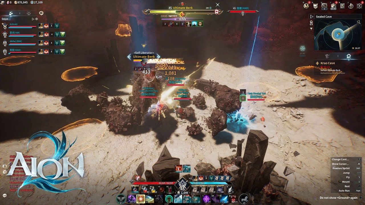 Aion 2 Conquest Krao Cave (Assassin)