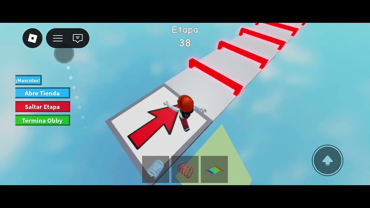 Me estoy pasando obbys de Roblox perdón por no subir videos 😭