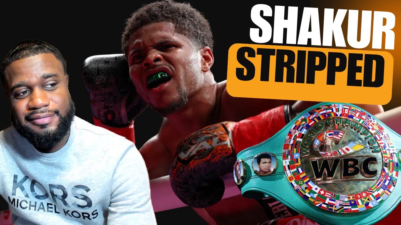 WBC лишает Шакура Стивенсона титула в весовой категории до 135 фунтов!
