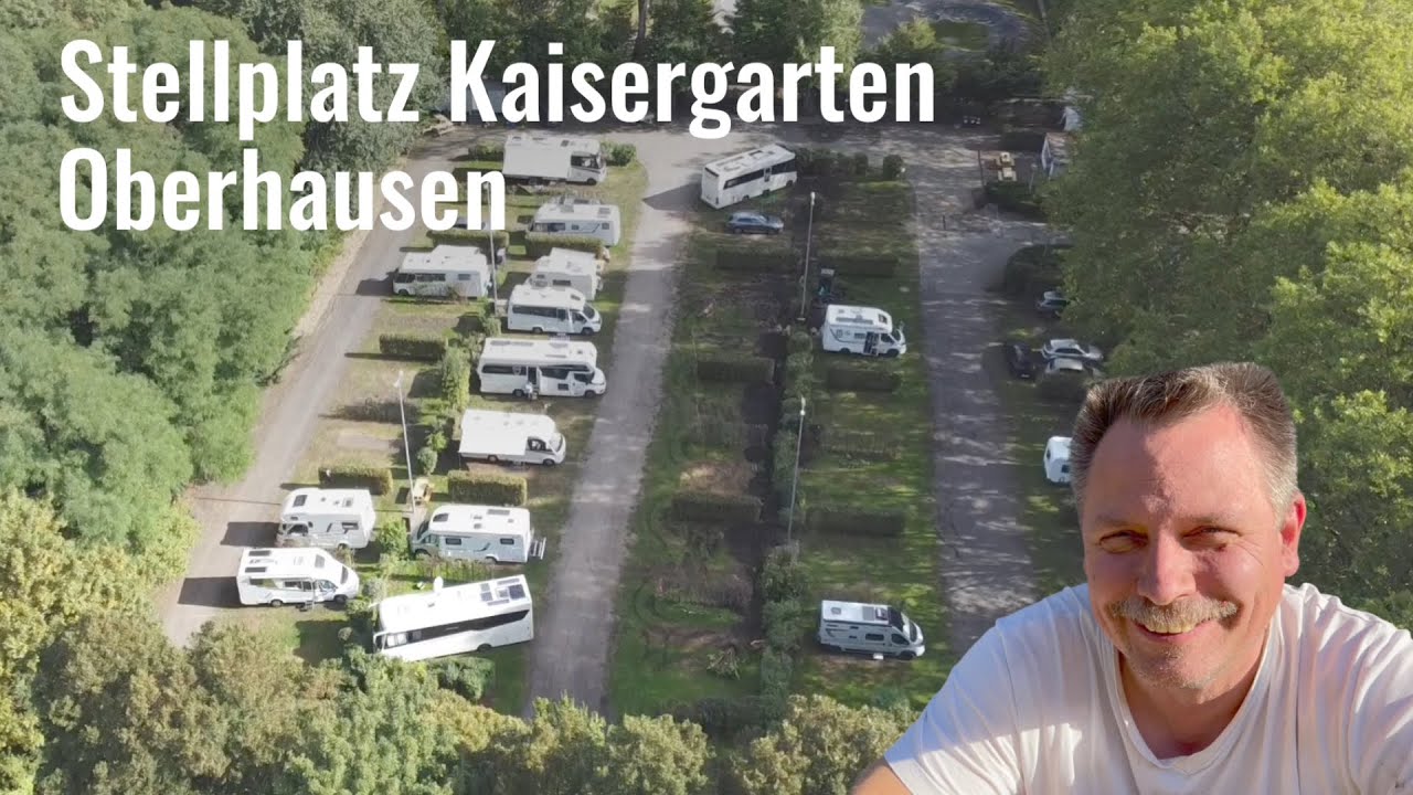 Wohnmobilstellplatz Kaisergarten Oberhausen / Stellplatz #topstellplatz womoclick