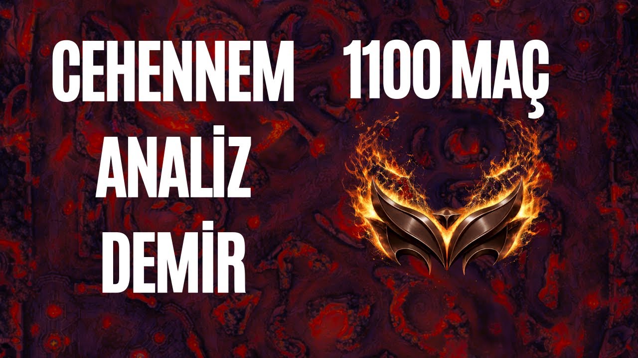 CEHENNEM ANALİZ DEMİR - 1100 MAÇ