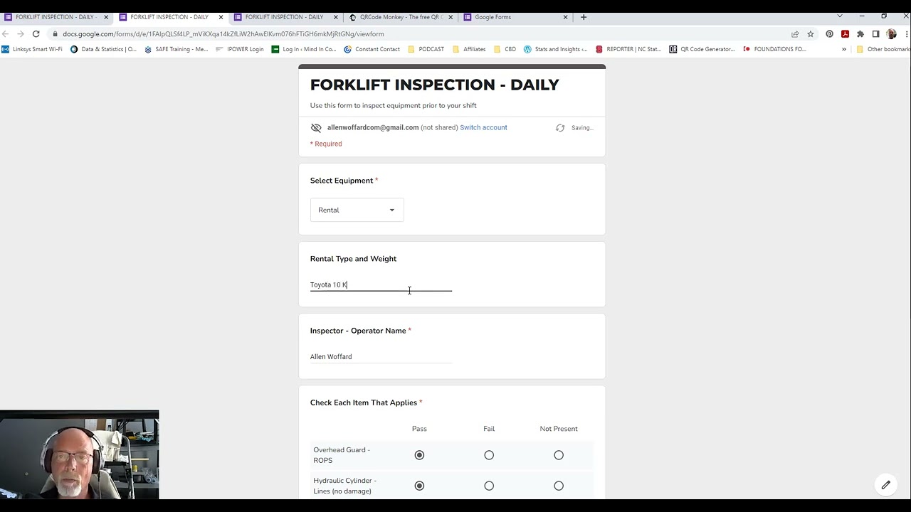 Creating Digital Inspection Forms Your Team Can Access by Scanning a QR Code - With Google