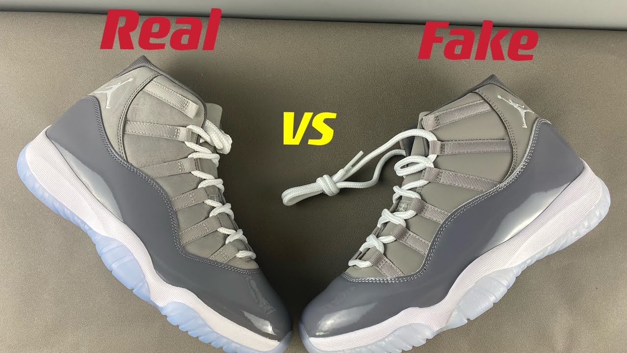 Real VS Fake Air Jordan 11 Cool Grey 2021 (Reseller must know details)