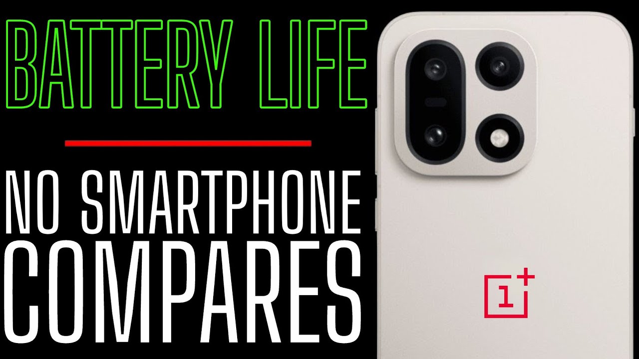 Время работы батареи OnePlus 15 | НЕТ! СРАВНЕНИЕ ПО СМАРТФОНАМ