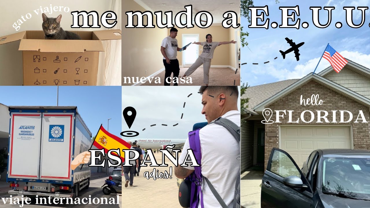 Adiós España, nos mudamos a EEUU Florida🇺🇸 [vlog] #mudanza #vidaenestadosunidos #viajeinternacional