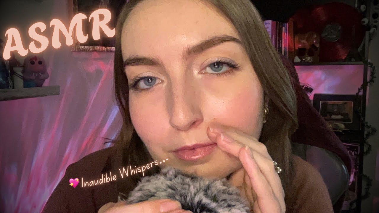 ASMR | Inaudible Whispering ✨close comforting whispers for sleep + personal attention tingles✨