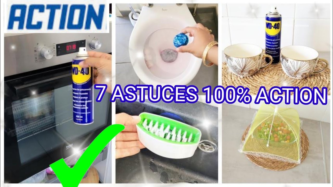 8 ASTUCES🤑A PETITS PRIX‼️ACTION / AUCHAN 28.06.22 #action #astuces #ménage #astuceménage #cleaning