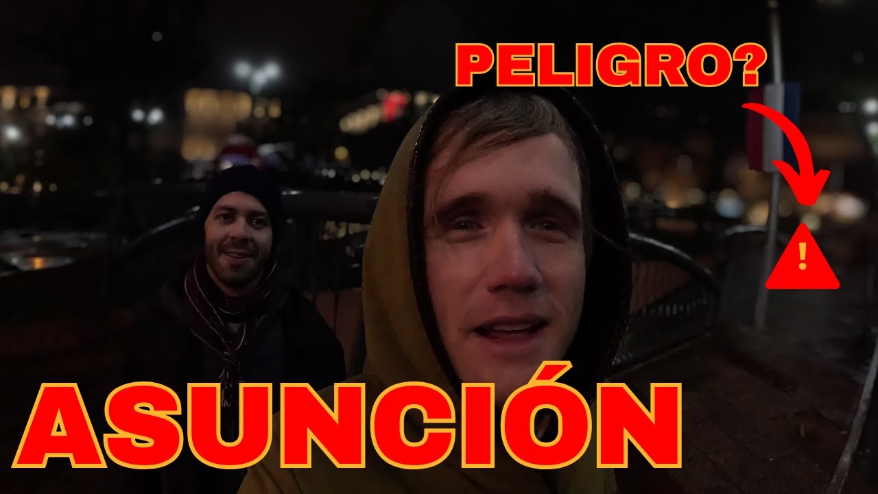 Visitando la calle más famosa de Asunción 🇵🇾 | Así es de noche 😱🌙
