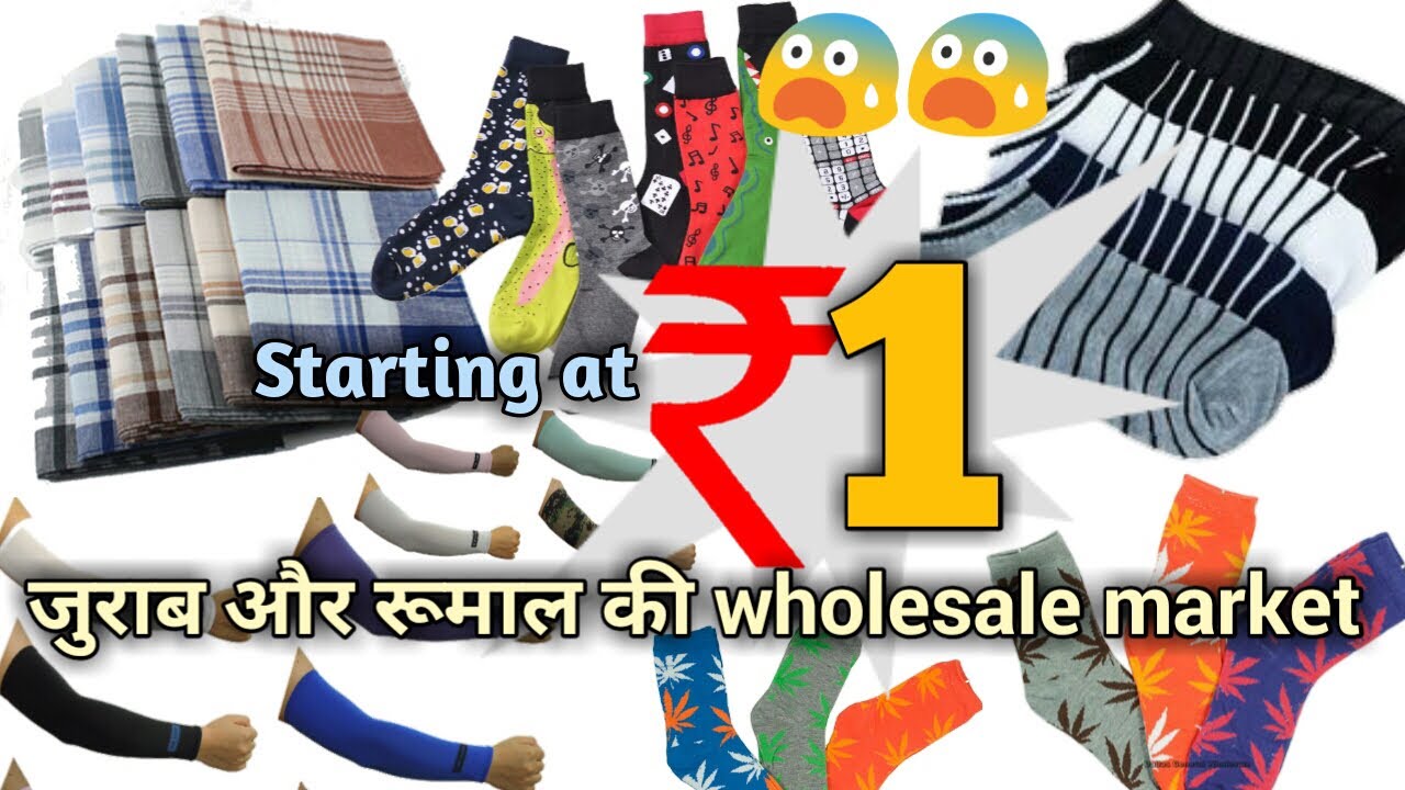 Socks, Handkerchief, arm Sleeves for gents/ladies Wholesale market sadar bazar, Delhi