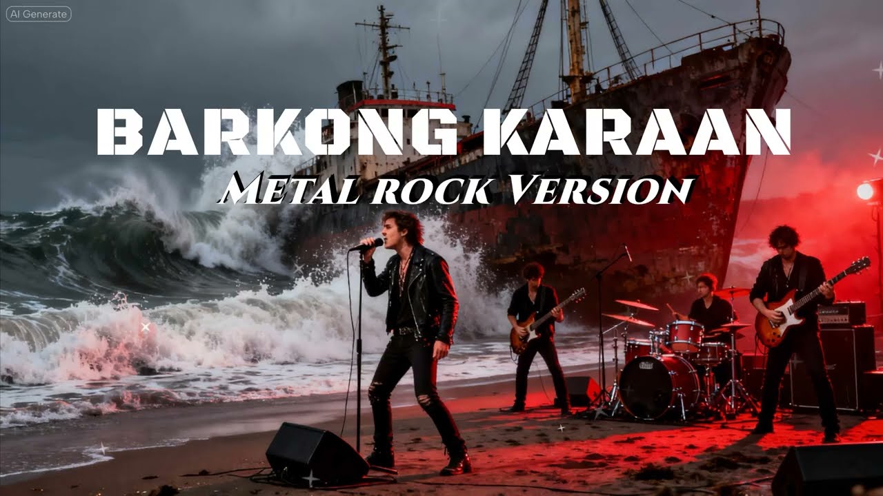 Barkong Karaan: Video Lyics I AI Metal Rock Version I Max Surban