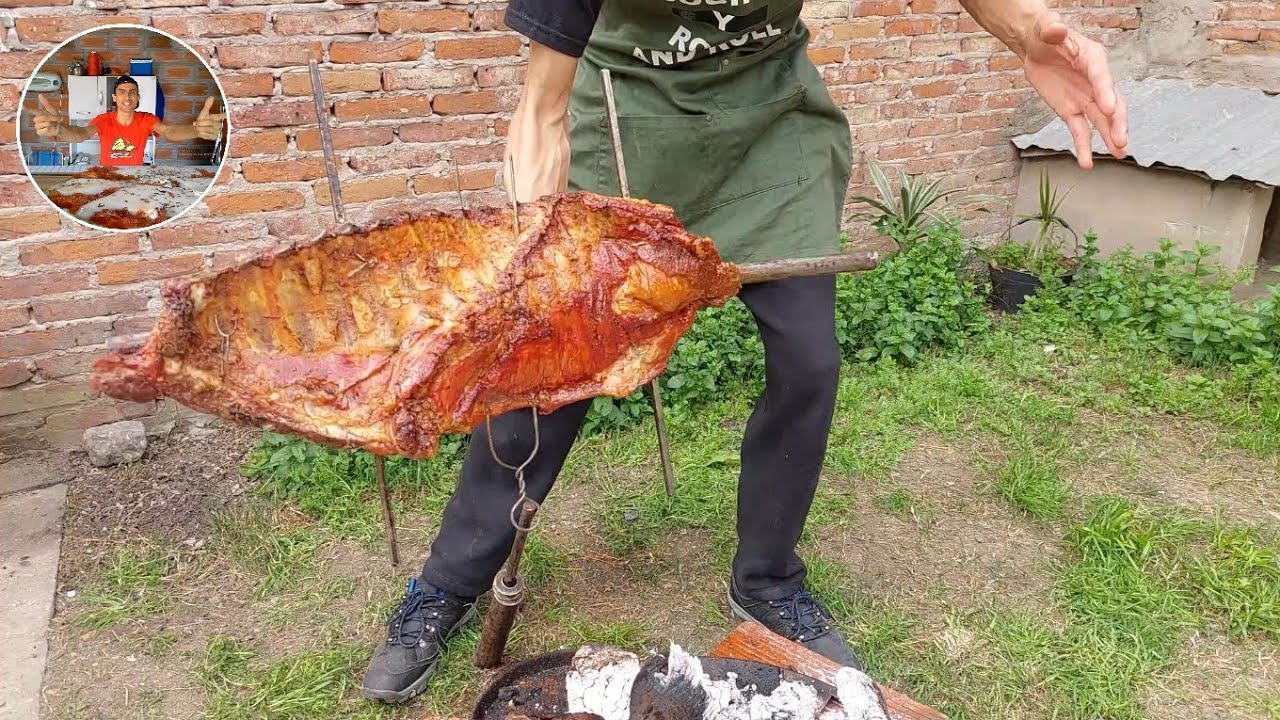Pechito de cerdo al asador