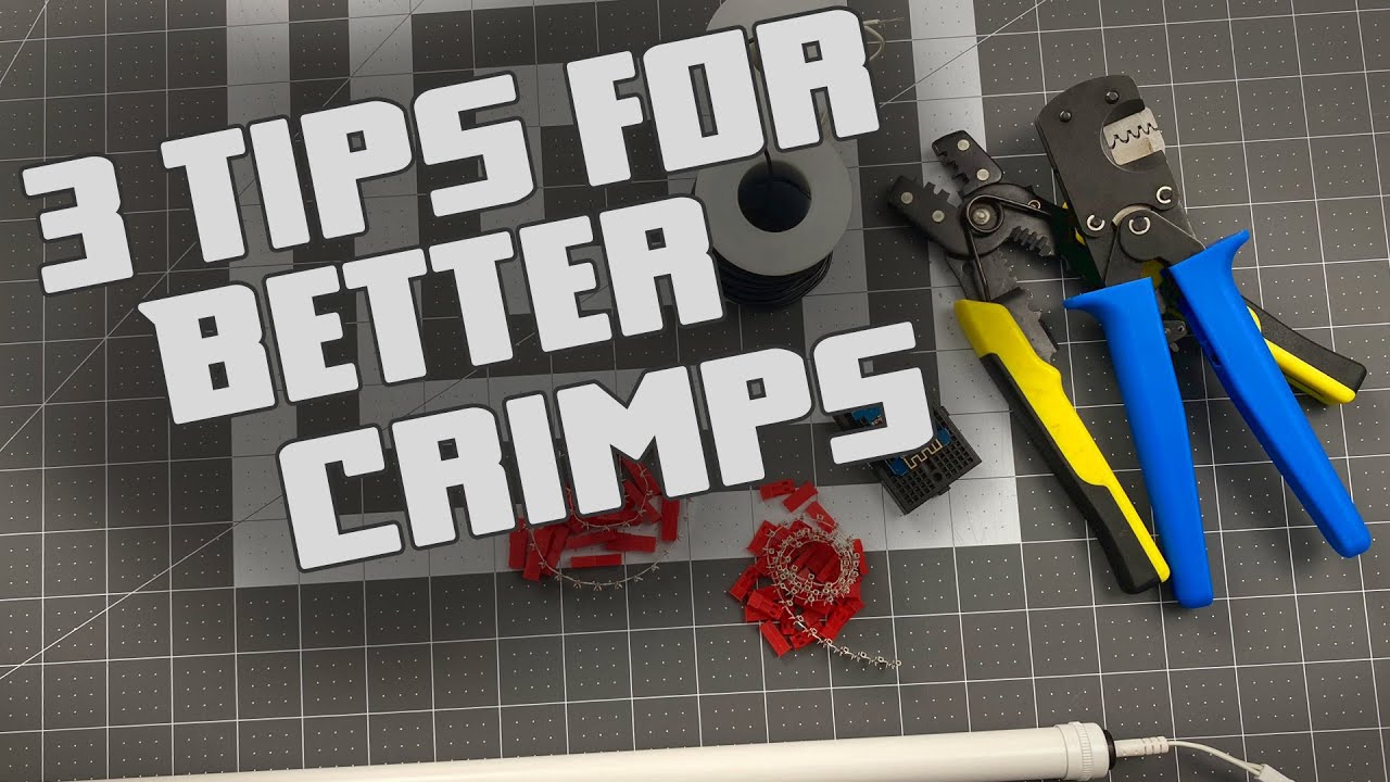 Three Tips for Better (small) Wire Connector Crimps