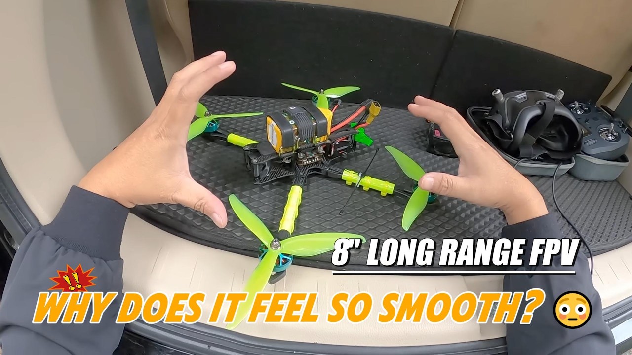 Почему этот 8-дюймовый FPV-дрон такой плавный в управлении 😳