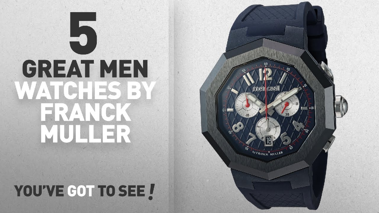 Top 10 Franck Muller Men Watches [ Winter 2018 ]: Roberto Cavalli by Franck Muller Men's 'OCTAGON'