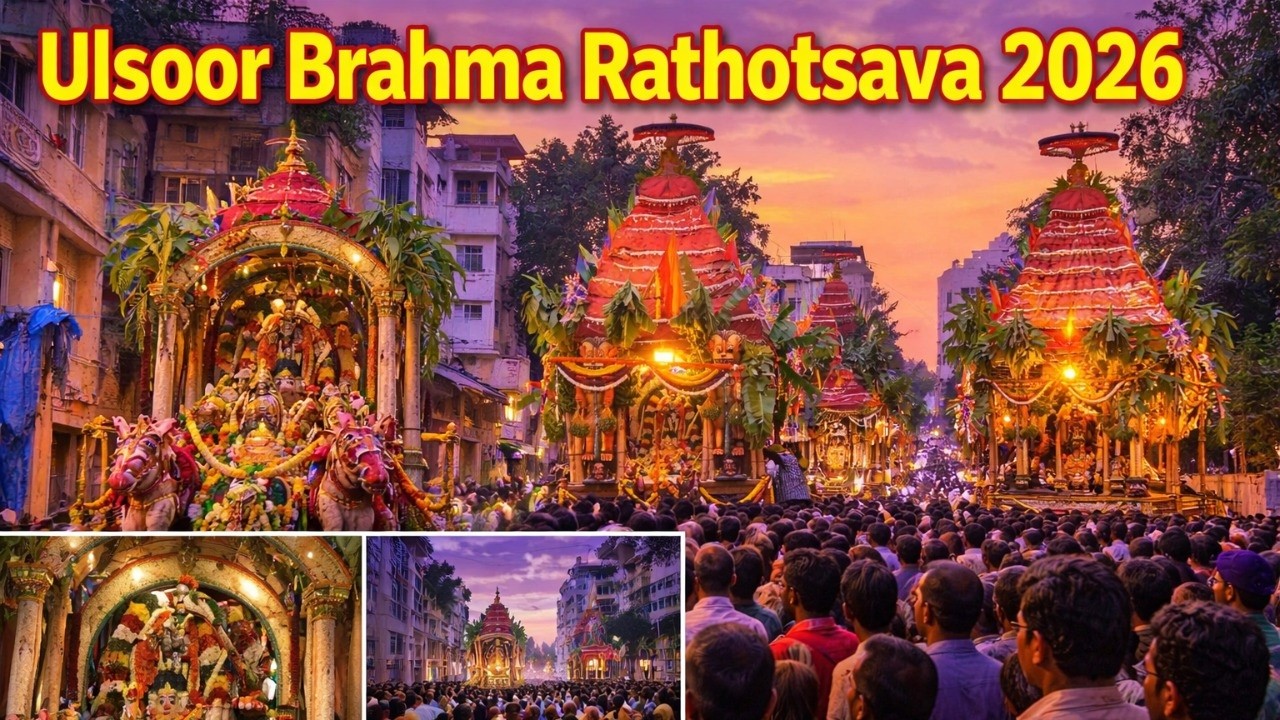 BENGALURU'S OLDEST CHARIOT FESTIVAL! 😱 Ulsoor Someshwara Temple Rathotsava 2026 | Halasuru Jatre