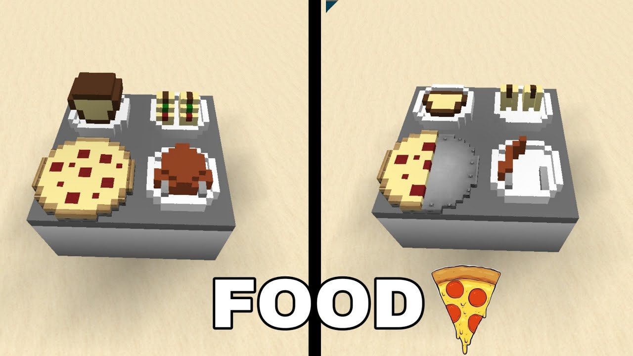 Food furniture [Mini Block.Craft]