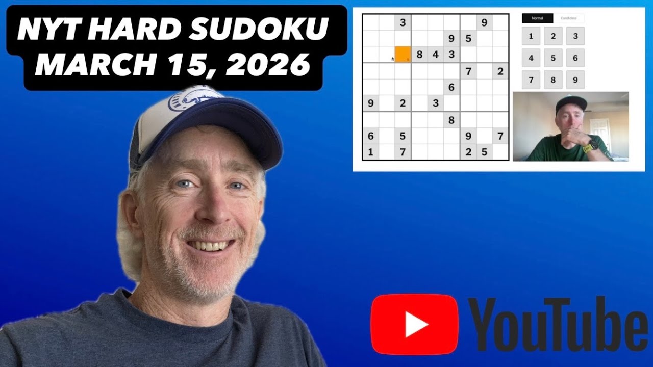 Давайте разгадаем сложную судоку от NYT! [15 марта 2026 г.] Пошаговое решение