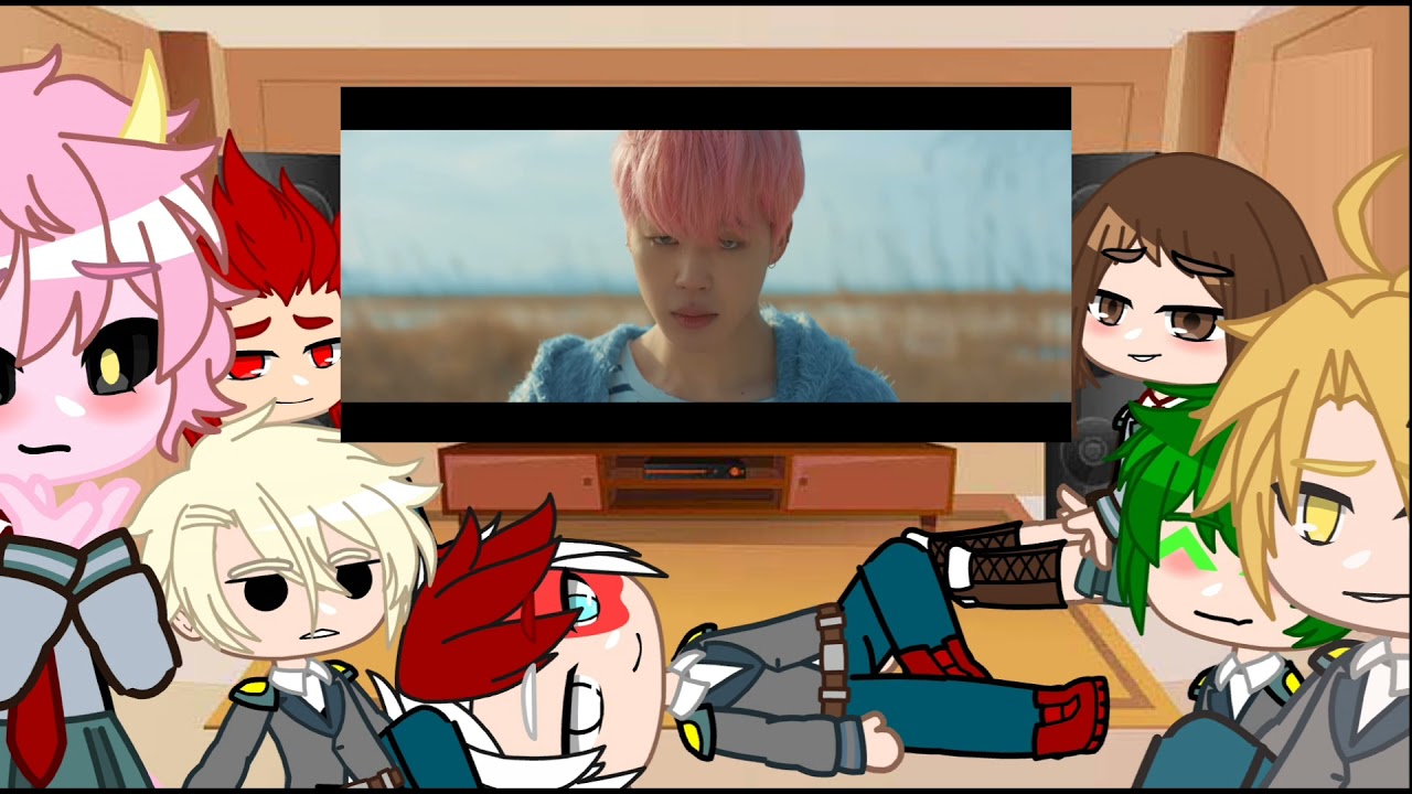 Bnha/Mha react to BTS | Gacha club |Read desc|¿Rosiebxba?