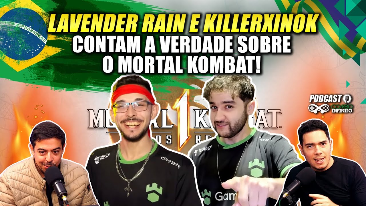 BRASIL BRILHOU NO MORTAL KOMBAT! LAVENDERRAIN E KILLERXINOK AO VIVO! // !PIX