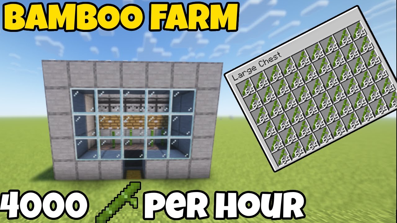 The *BEST* Automated Bamboo Farm In Minecraft 1.21+ [JAVA & BEDROCK]