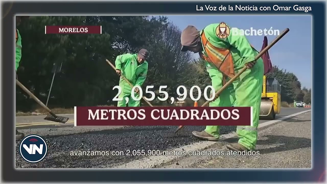 Reporta la SICT avance de 77.5% del programa Bachetón en la red federal de carreteras