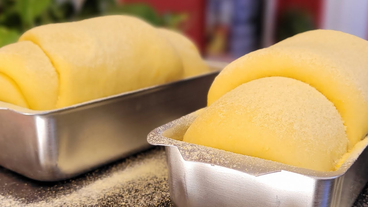 🚨PÃO DE MILHO GIGANTE 😱 FOFINHO A SEMANA TODA❗PÃO CASEIRO SUPER FÁCIL SEM OVO  TIPO NUVEM❗