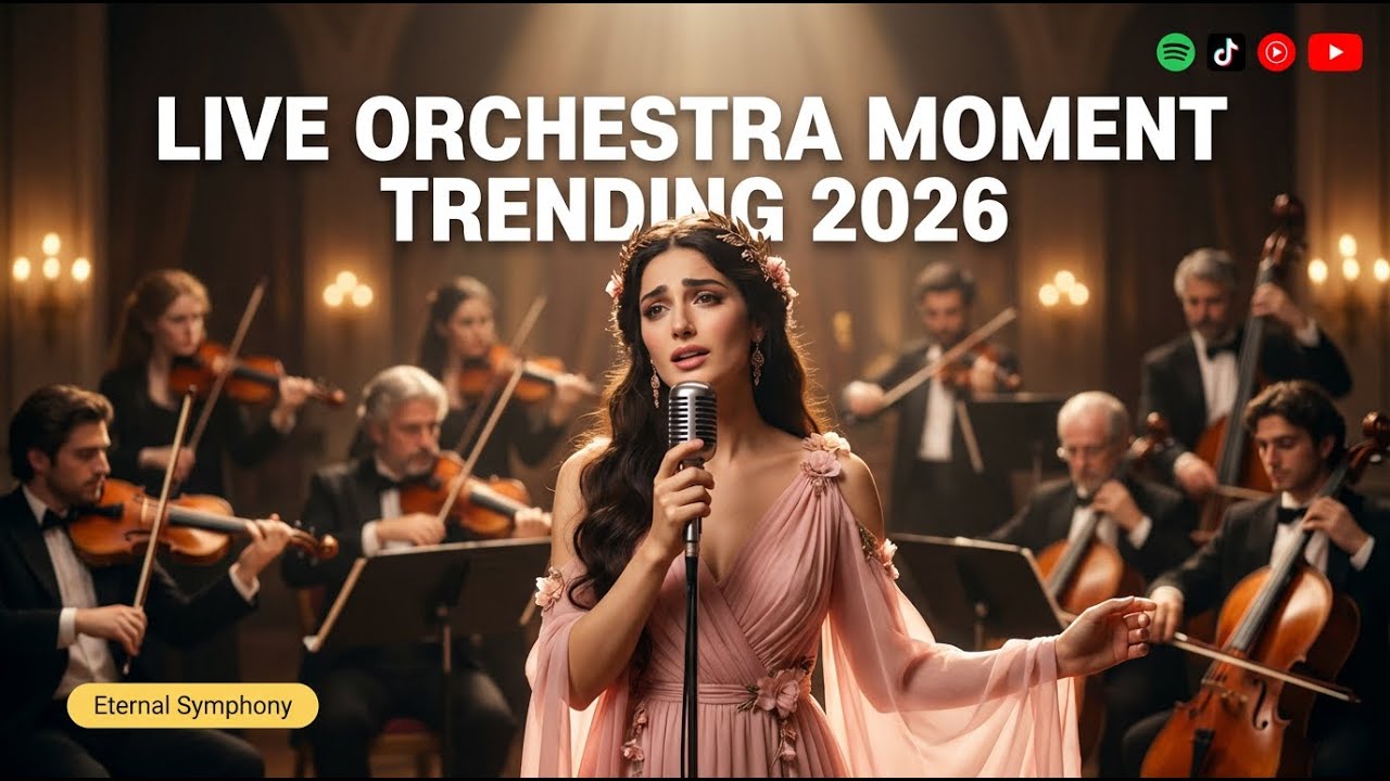 🔴 LIVE Orchestra Music for Peaceful Café Atmosphere 🎻☕