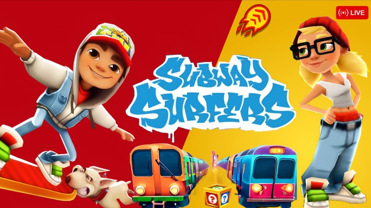 Subway surfers Live streaming ! #subwaysurfers