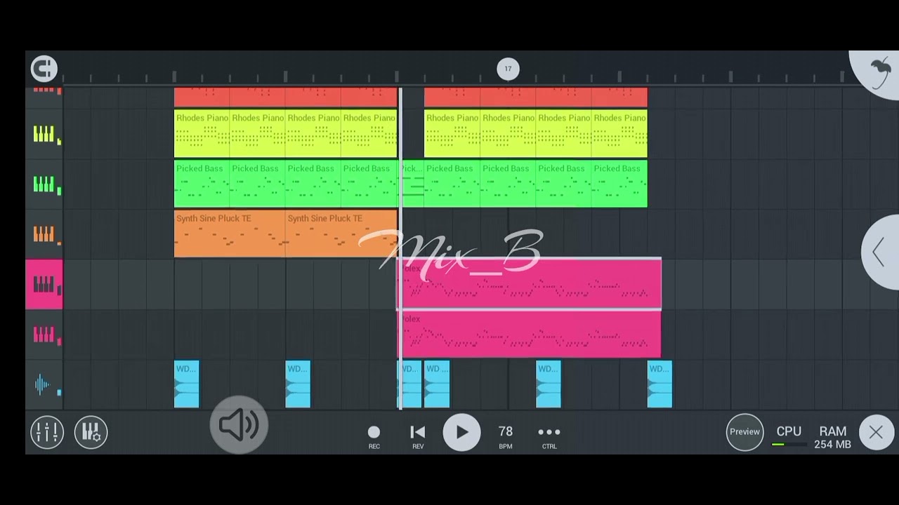 FLM Reggae Beat FL Studio Mobile free download|Mix_B