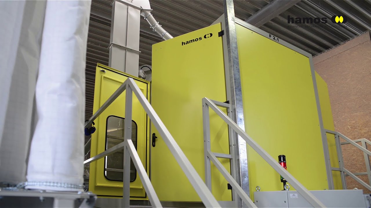 electrostatic separator for plastic mixtures - hamos EKS - sorting equipment for polymers