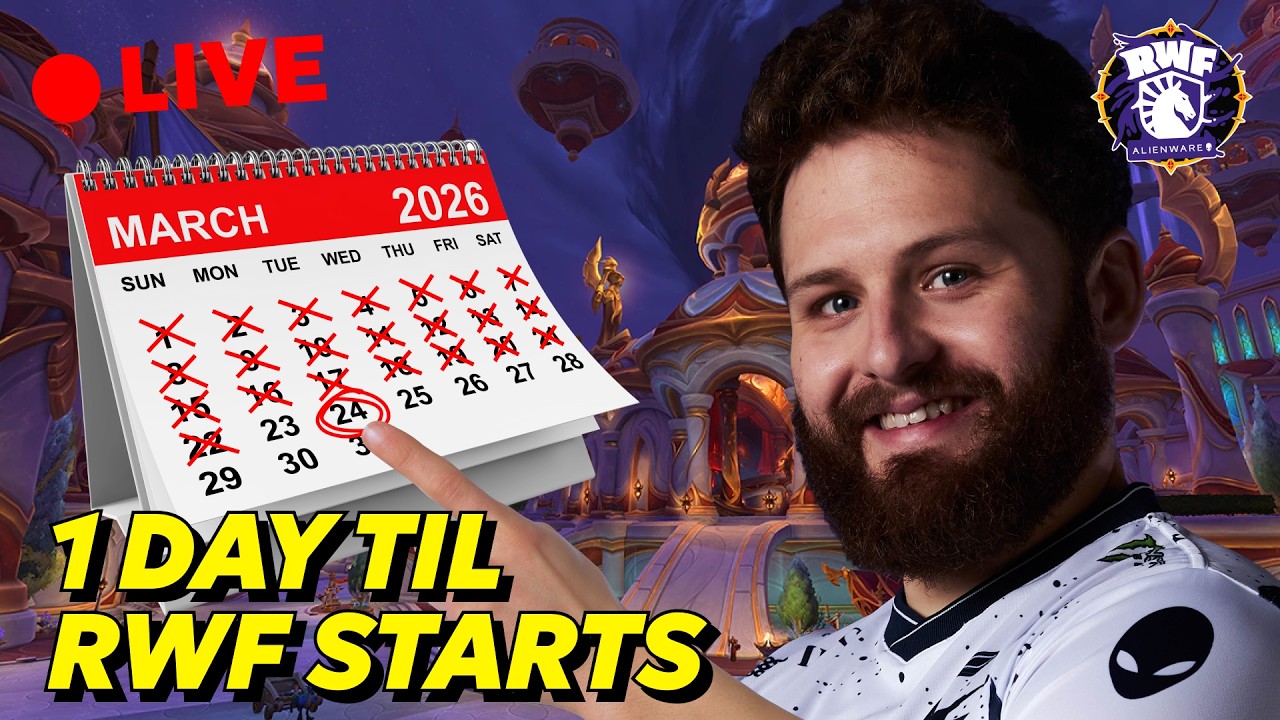 🔴LIVE | RWF TV | COUNTDOWN TO RACE TO WORLD FIRST | 1 DAY TIL MYTHIC
