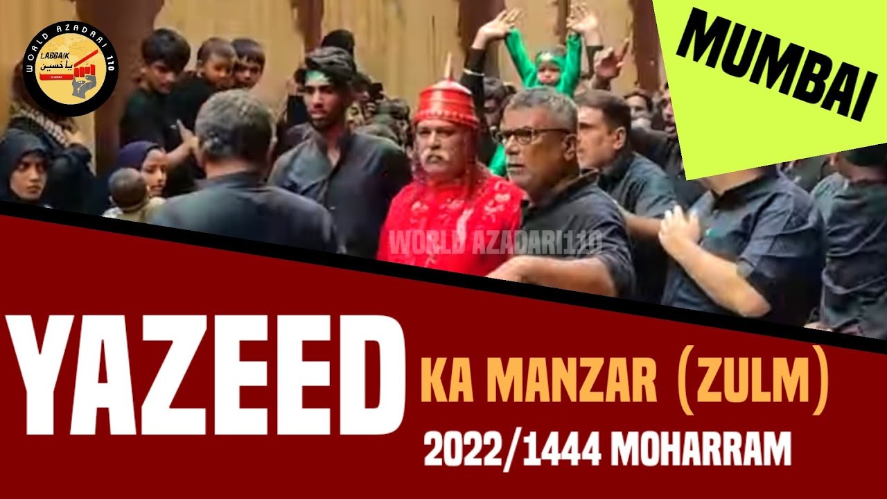🔴 Live Yazeed ka Manzar| Manzarkashi |Dammam 10 Moharram | Ashoorkhana Mughal Masjid Mumbai | Fatwat