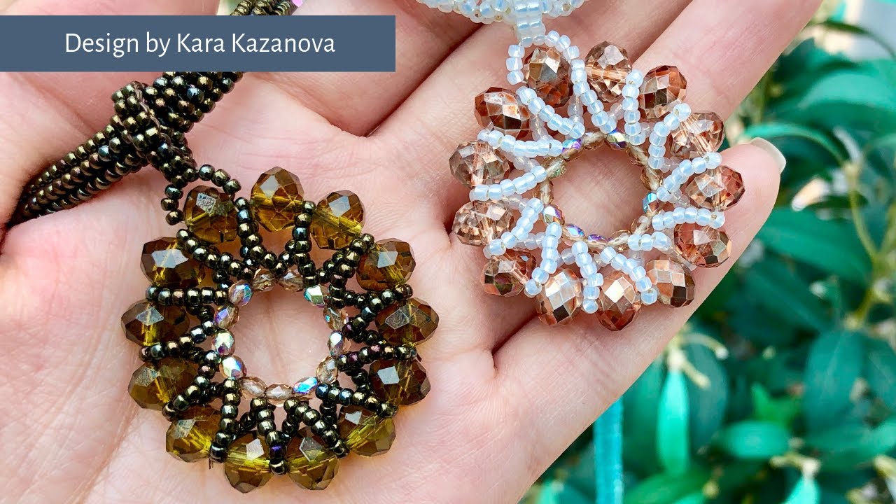 Queen Victoria pendant tutorial | Spiral Stitch | Beaded Necklace | Project 