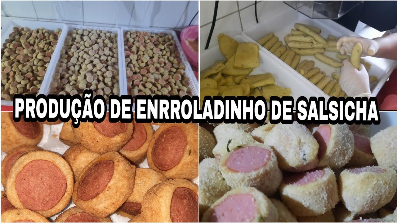 Como fazer enrroladinho de salsicha na maquina de salgados/dicas