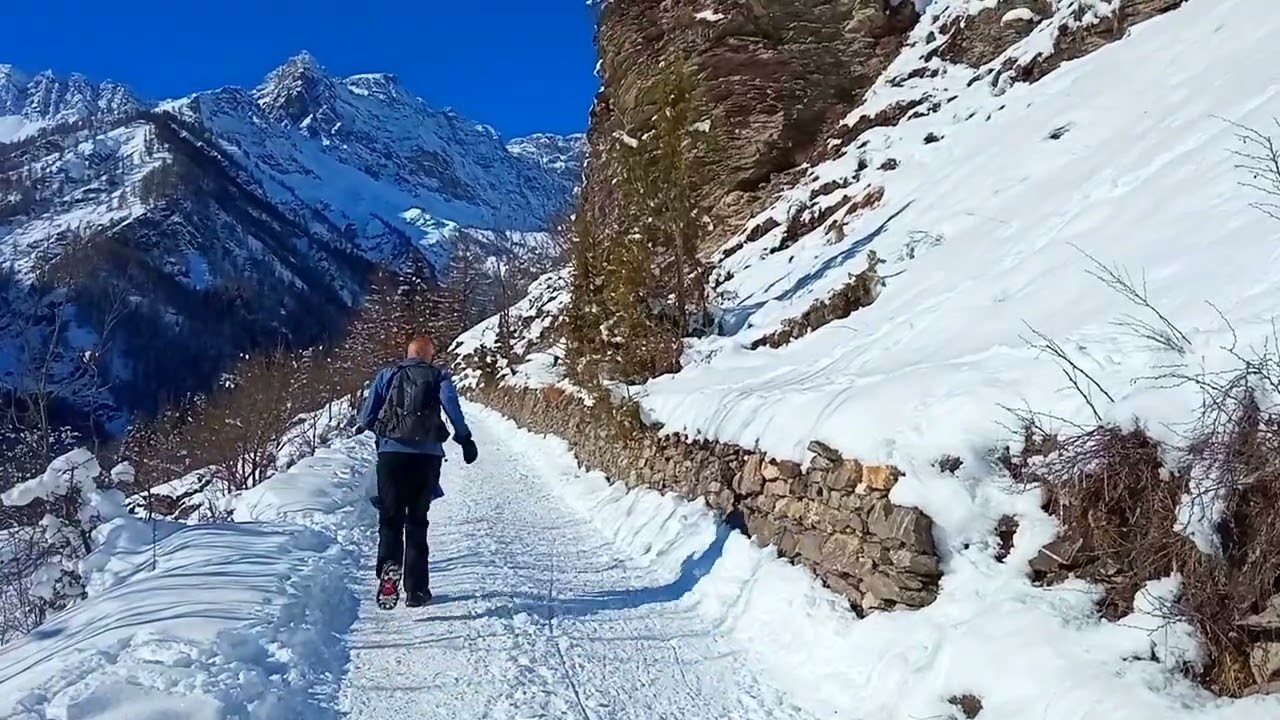 1920- e -1921- v- stretta e mulattiera x colle rho neve altissima piu' di 1 metro