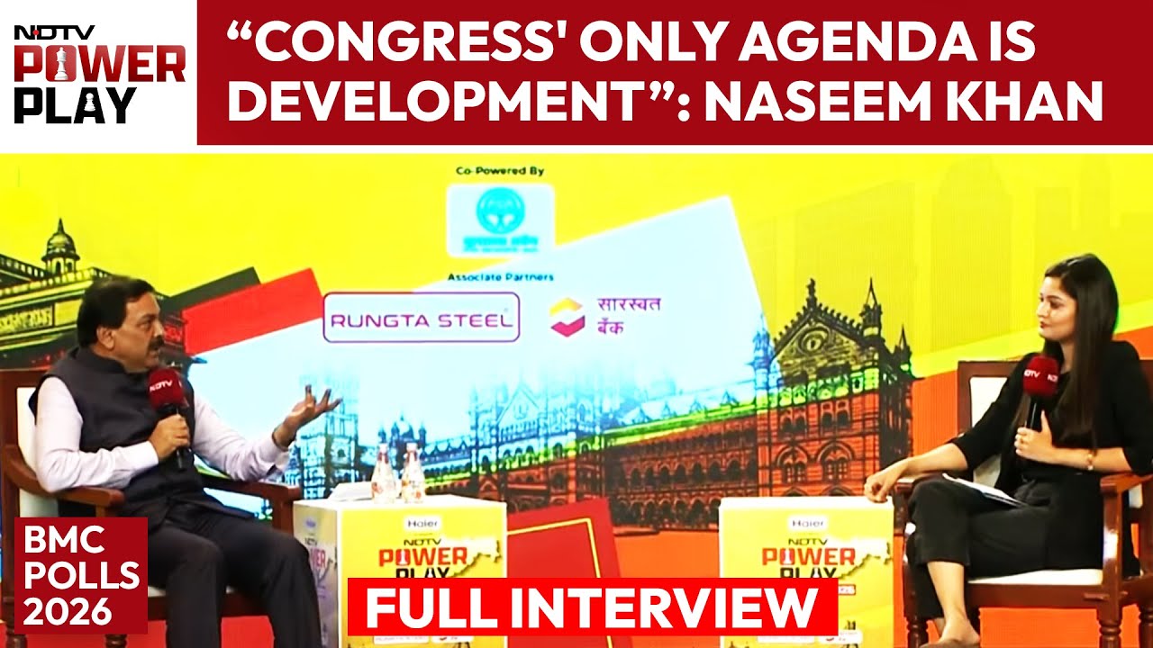 BMC Elections 2026 | Arif Naseem Khan: Congress' Only Agenda Is Development | NDTV Power Play