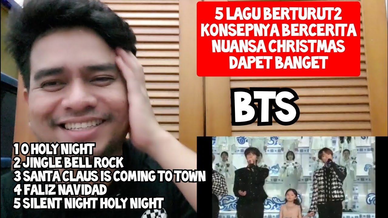 SERU BANGET | BTS - CHRISTMAS CAROL MEDLEY | SBS 2019 (Reaction)
