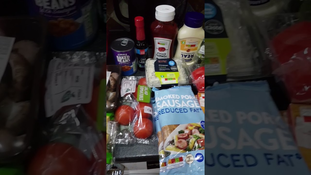 Another &pound;25#Aldi #weekly# Grocery# before #Xmas# day.